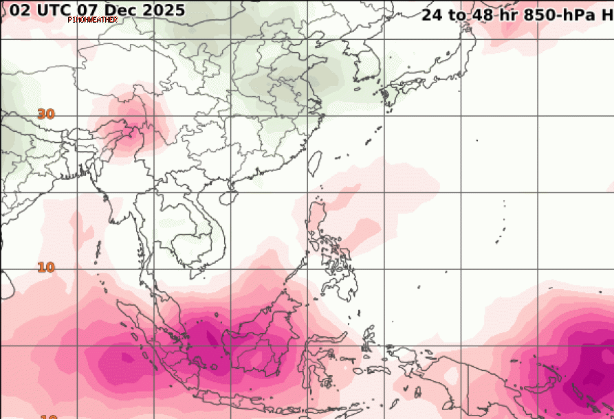 Latest of ionospheric total electron content