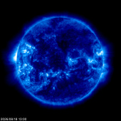 Click for time-lapse image of the sun