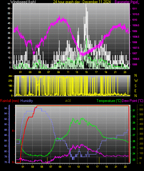 24 Hour Graph for Day 11