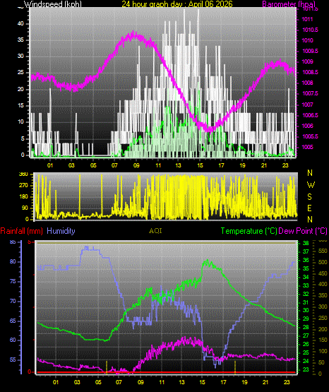 24 Hour Graph for Day 06