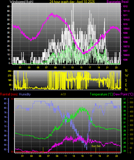 24 Hour Graph for Day 10